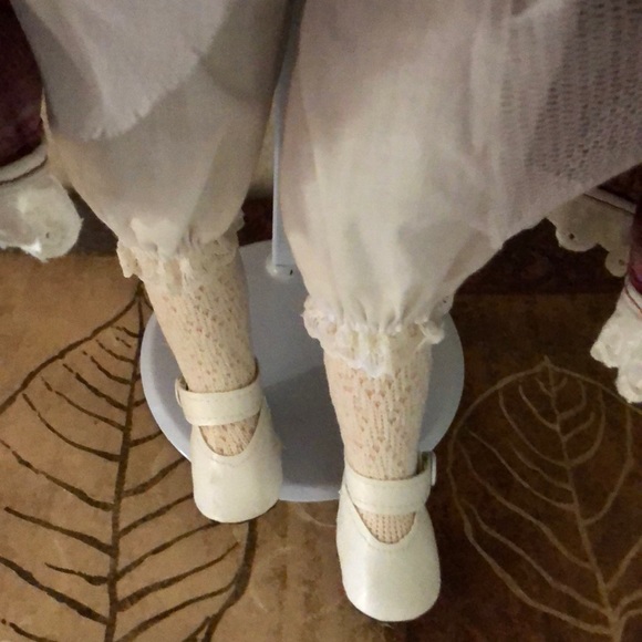 Cracker Barrel Porcelain Doll 18” H - Picture 5 of 5